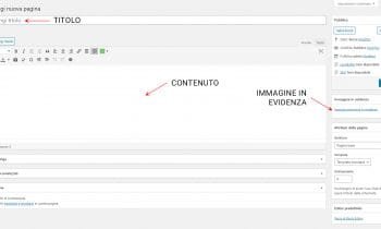 Creare una pagina WordPress